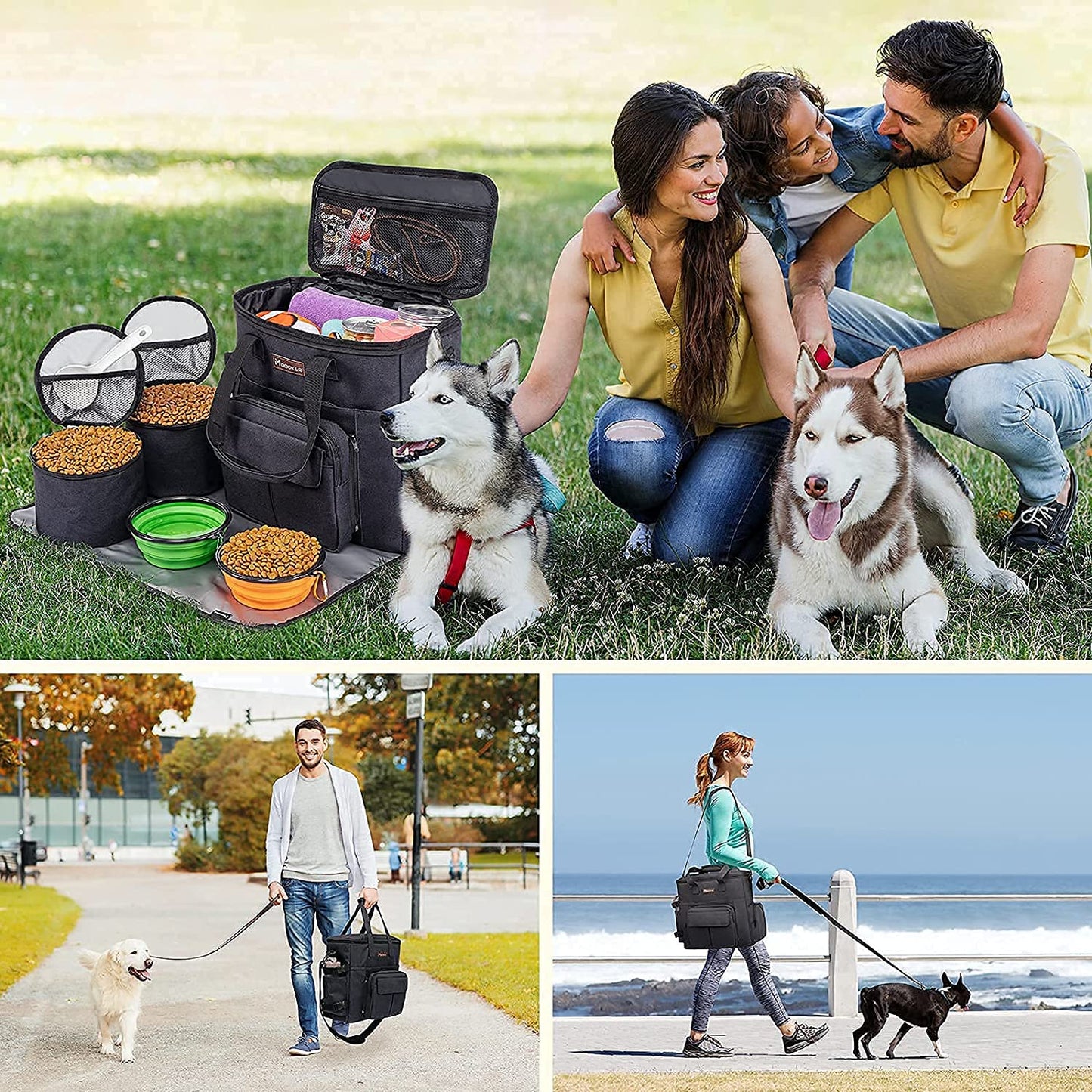 Dog Travel Kit – Complete Set with Bowls, Backpack & Food Storage