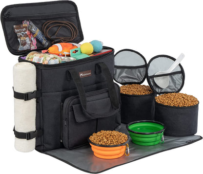Dog Travel Kit – Complete Set with Bowls, Backpack & Food Storage