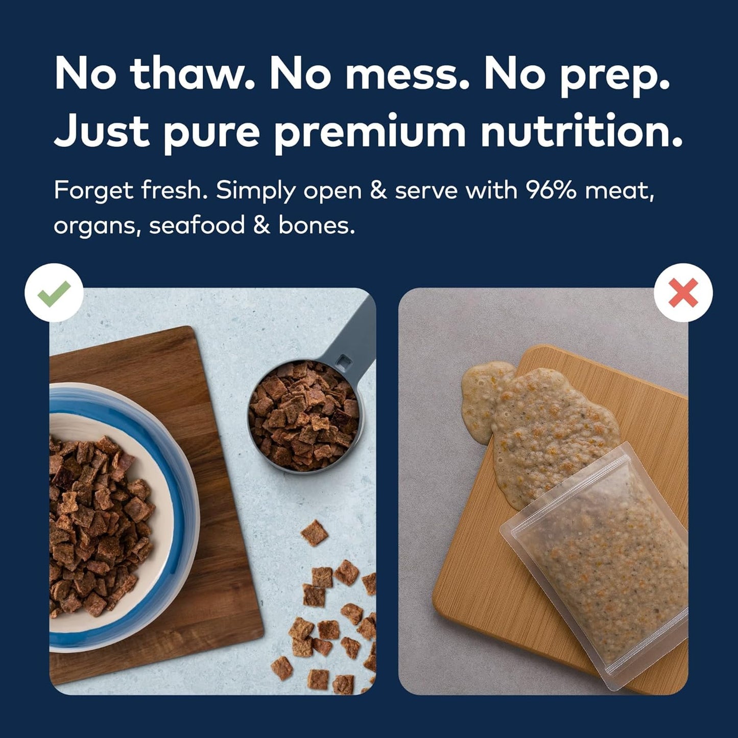 Peak Premium Air-Dried Beef Dog Food – High Protein + Superfoods (16 oz)