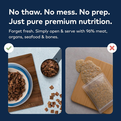 Peak Premium Air-Dried Beef Dog Food – High Protein + Superfoods (16 oz)