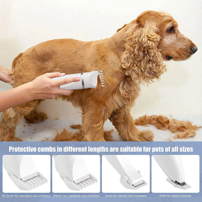 Professional Pet Grooming Kit – Low-Noise, Rechargeable Clippers